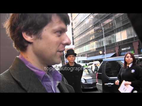 Jacob Pitts - Signing Autographs at NYC hotel