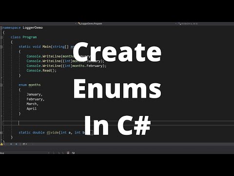 How to Create and Use Enums in C# - C# Tutorial for Beginners
