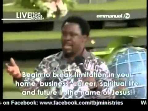 TB Joshua. Powerful Prayer 10-03-2013