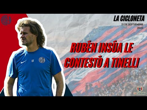 🔵🔴RUBÉN INSÚA LE CONTESTÓ A TINELLI | La Cicloneta - 21/09/22