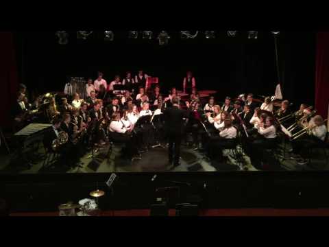 Moscow High School Band performs "Drive!" (Roszell), Dec. 14, 2016. Joel Pals, Director.