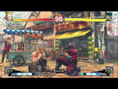 藍弟 lsy9983 [Bison] vs hangahanga [Guile] SSF4 Japanese Online Ranked Matches - TRUE-HD