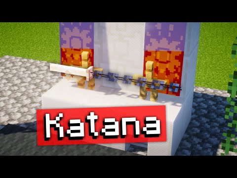 Make a Katana in Minecraft, without mods?