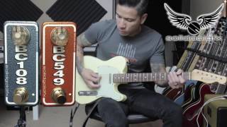 Video thumbnail for SolidGoldFX Mini-Boosters - BC108 & BC549 Feat R.J. Ronquillo by SolidGoldFX | Diamond Pedals