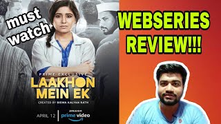LAKHON MEIN EK |SEASON 2| WEB SERIES REVIEW