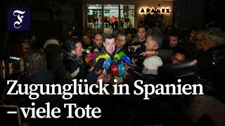 Zugunglück in Spanien: Dutzende Tote und Verletzte