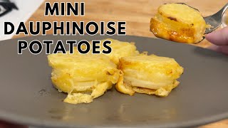 Mini Dauphinoise Potatoes | Easier than 1000 Layer But Equally Delicious