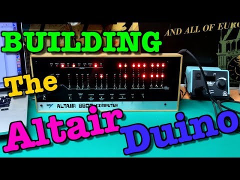 Building the AltairDuino Kit (Altair 8800 emulator)