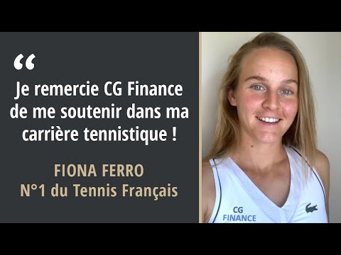 Fiona Ferro N°1 du Tennis Français - Mai 2021