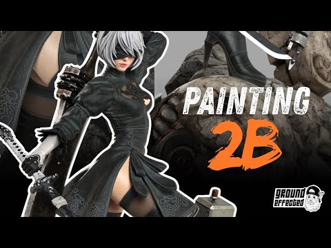 2B Nier Automa 3D Printed Statue - How To Paint