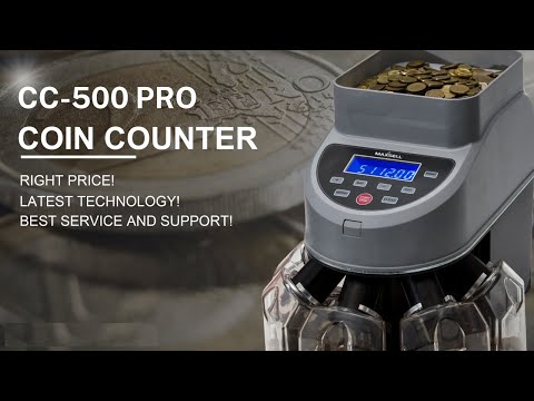 Fully automatic maxsell mx cc500 pro coin sorting machine, f...