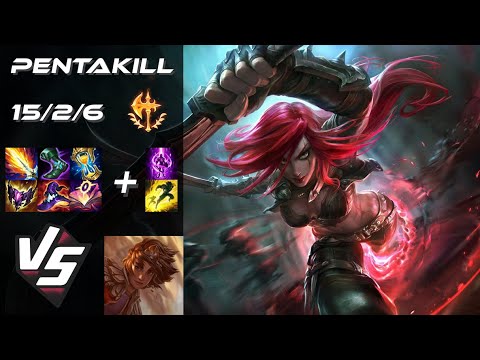 MID Katarina vs Taliyah [PENTAKILL] - EU Grandmaster Patch 14.24