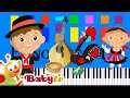 Hello Theme Song BabyTV Slow EASY Medium 4K Piano Tutorial
