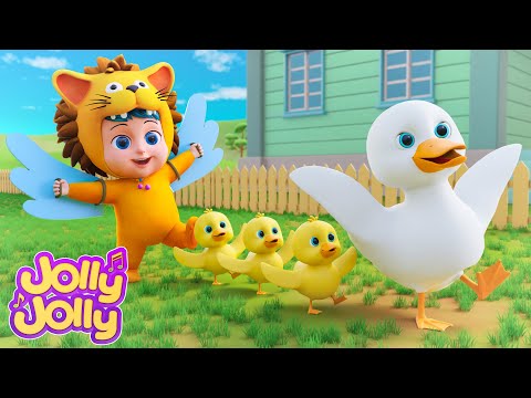 Five Little Ducks + Five Little Monkeys Jumping on the Bed + More Children's Songs | Jolly Jolly