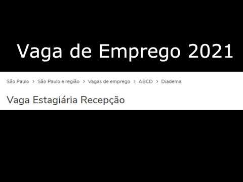 vaga de emprego diadema 2021