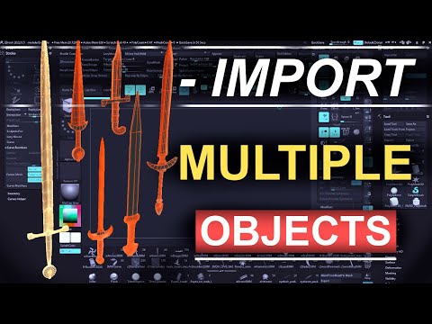 ZBrush - Tools & Sub-tools (Importing Objects)