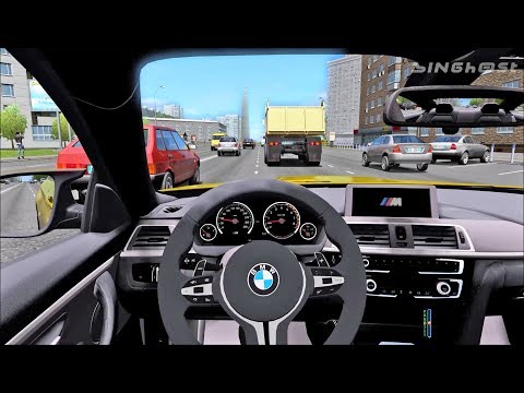 Playing City Car Driving With Logitech g27 - Driving School + Bad Driving 