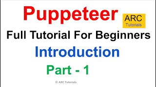 Puppeteer Crash Course 2026: Web Scraping & Automation (Part 1)
