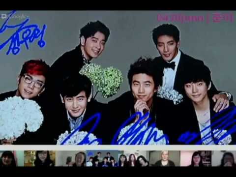 [LQ] 130313 2PM Google+ Hangout - 2PM Signs Virtually