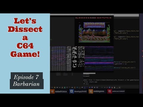 Lets Dissect a Commodore 64 Game! - Episode 7 - Barbarian - 22/8/2019