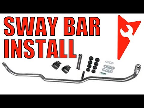 How To Install Front Sway Bar - First Gen F Body - Pontiac Firebird or Chevy Camaro