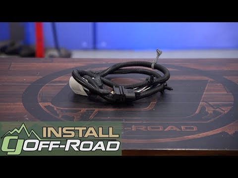 Jeep Wrangler JK Mopar Trailer Wiring Harness 4-Way 2007-2018 Installation