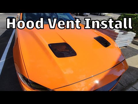 How to Replace Mustang Hood Vents (2018-2023).