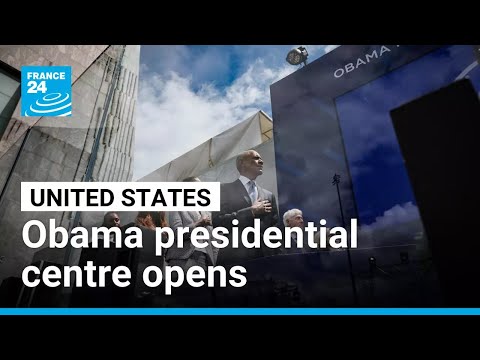 Barack Obama's presidential centre opens in Chicago