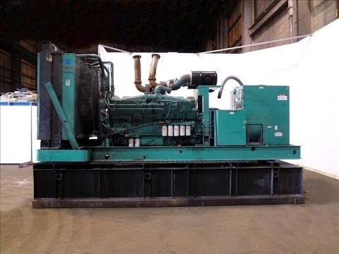 Used- Cummins 1500 kW standby (1250 kW prime) diesel generator set - Stock #45859001