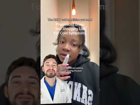 STOP BUYING DAYQUIL for a Cold! Pharmacist reviews what to take instead #pharmacy #coldandflu