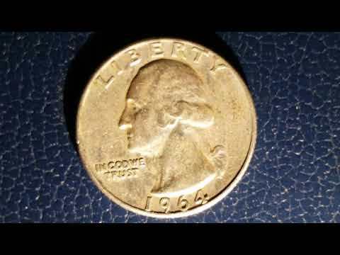 1964-D WASHINGTON QUARTER: 704,135,000 MINTED