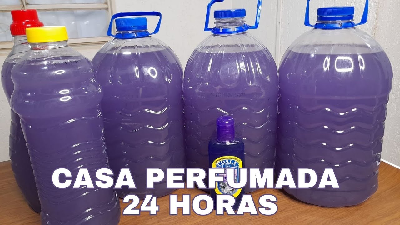 COMO FAZER 19 L. DE DESINFETANTE PERFUMADO, FÁCIL E ECONÔMICO.