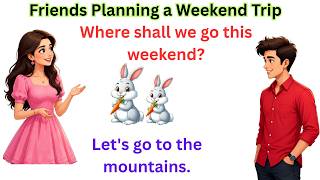 100 Daily English Conversations | Friends Planning a Weekend Trip | English Speaking Practice