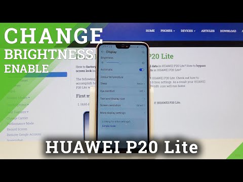 How to Activate Auto Brightness in HUAWEI P20 Lite – Automatic Screen Brightening