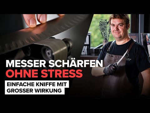 Knife sharpening without stress! Simple tricks for sharp blades that stay sharp.