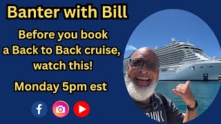 Before You Book a Back-to-Back Cruise… Watch This LIVE