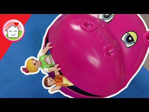 Playmobil Familie Hauser im Hippo Park - Indoor Spielplatz - Geschichte für Kinder - Film deutsch