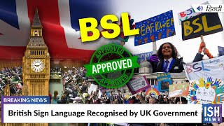 British Sign Language Recognised by UK Government
