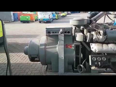 MAN D2858 MT Stamford 250 kVA generatorset stocknr 4718