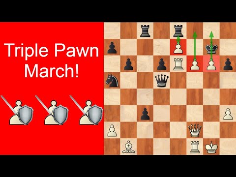 Triple Pawn March | Paul Morphy vs Samuel Boden 1858