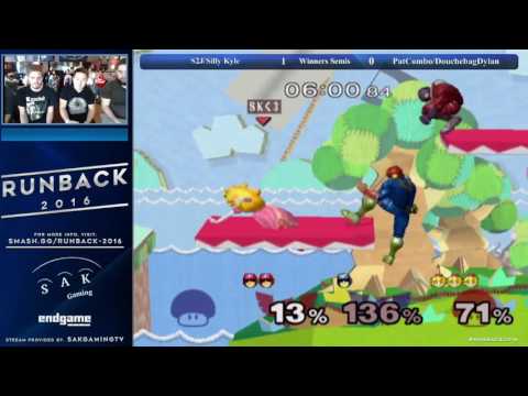 Runback Doubles Winners Semis - S2J/SillyKyle (Red) vs PF|PatCombo/PF|DouchebagDylan (Blue)