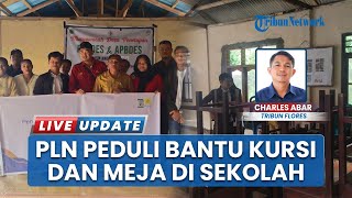 PLN Dalam CSR Serahkan Meja Kursi untuk SDK Sadha Golewa Selatan Ngada, Dukung Fasilitas Belajar