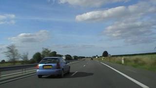 preview picture of video 'Driving Along The D58 Between Taulé & Henvic, Finistère, Brittany, France 18th October 2009'