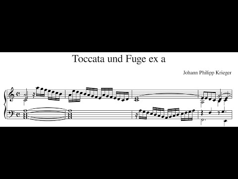 Johann Philipp Krieger – Toccata und Fuge ex a
