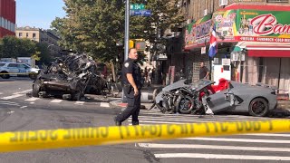 3 Injured in Multi-Car Crash in Upper Manhattan - NYC