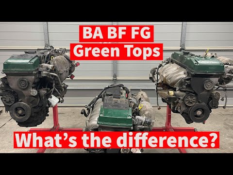Comparing Ford Barra Green Tops