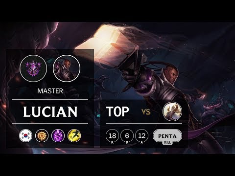 Lucian Top vs Kayle - KR Master Patch 9.24