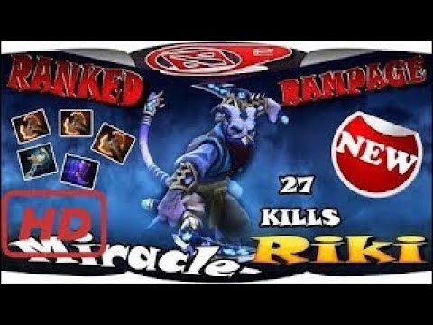 DOTA 2 PRO 2017 | Dota 2 - Miracle- / Riki RAMPAGE NEW META 27 Kills Gameplay - Dota2