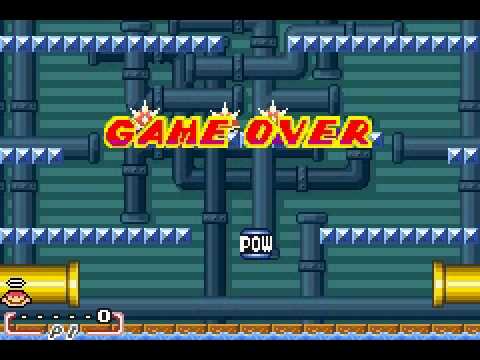 Mario Bros. Classic (GBA) - Game Over