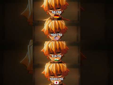 Kaigaku's Voice in 4 different Languages #demonslayer #4k #anime #crunchyroll #Kaigaku